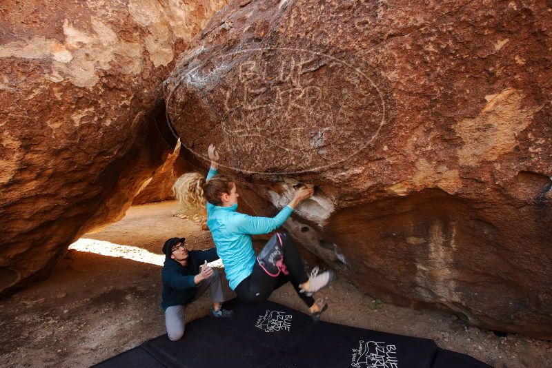 Bouldering in Hueco Tanks on 12/19/2019 with Blue Lizard Climbing and Yoga

Filename: SRM_20191219_1112540.jpg
Aperture: f/5.6
Shutter Speed: 1/250
Body: Canon EOS-1D Mark II
Lens: Canon EF 16-35mm f/2.8 L