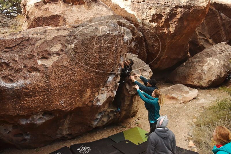 Bouldering in Hueco Tanks on 12/19/2019 with Blue Lizard Climbing and Yoga

Filename: SRM_20191219_1140490.jpg
Aperture: f/9.0
Shutter Speed: 1/250
Body: Canon EOS-1D Mark II
Lens: Canon EF 16-35mm f/2.8 L