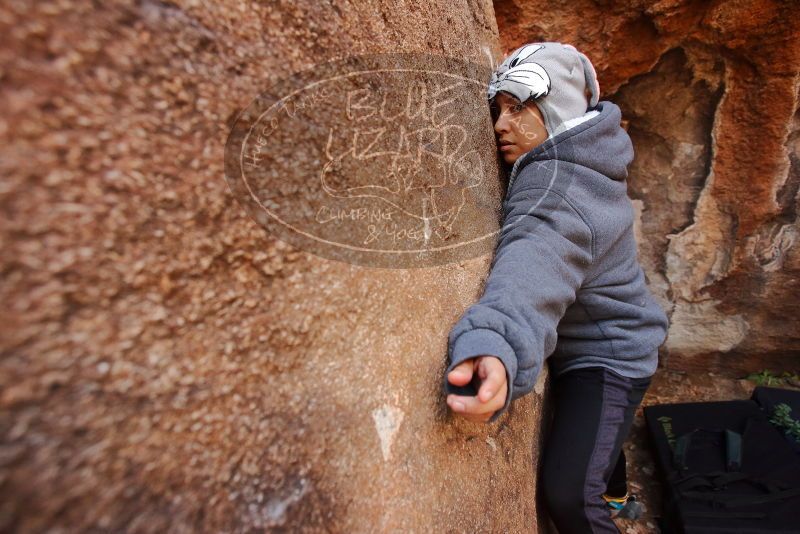 Bouldering in Hueco Tanks on 12/19/2019 with Blue Lizard Climbing and Yoga

Filename: SRM_20191219_1201490.jpg
Aperture: f/4.5
Shutter Speed: 1/200
Body: Canon EOS-1D Mark II
Lens: Canon EF 16-35mm f/2.8 L