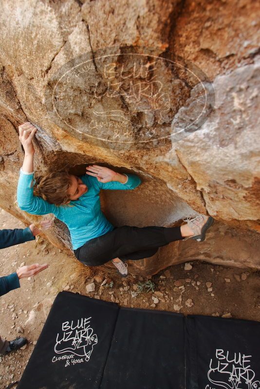 Bouldering in Hueco Tanks on 12/19/2019 with Blue Lizard Climbing and Yoga

Filename: SRM_20191219_1404250.jpg
Aperture: f/5.0
Shutter Speed: 1/250
Body: Canon EOS-1D Mark II
Lens: Canon EF 16-35mm f/2.8 L