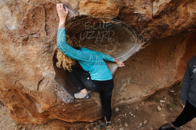 Bouldering in Hueco Tanks on 12/19/2019 with Blue Lizard Climbing and Yoga

Filename: SRM_20191219_1525330.jpg
Aperture: f/5.0
Shutter Speed: 1/250
Body: Canon EOS-1D Mark II
Lens: Canon EF 16-35mm f/2.8 L