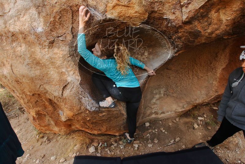 Bouldering in Hueco Tanks on 12/19/2019 with Blue Lizard Climbing and Yoga

Filename: SRM_20191219_1525370.jpg
Aperture: f/5.0
Shutter Speed: 1/250
Body: Canon EOS-1D Mark II
Lens: Canon EF 16-35mm f/2.8 L