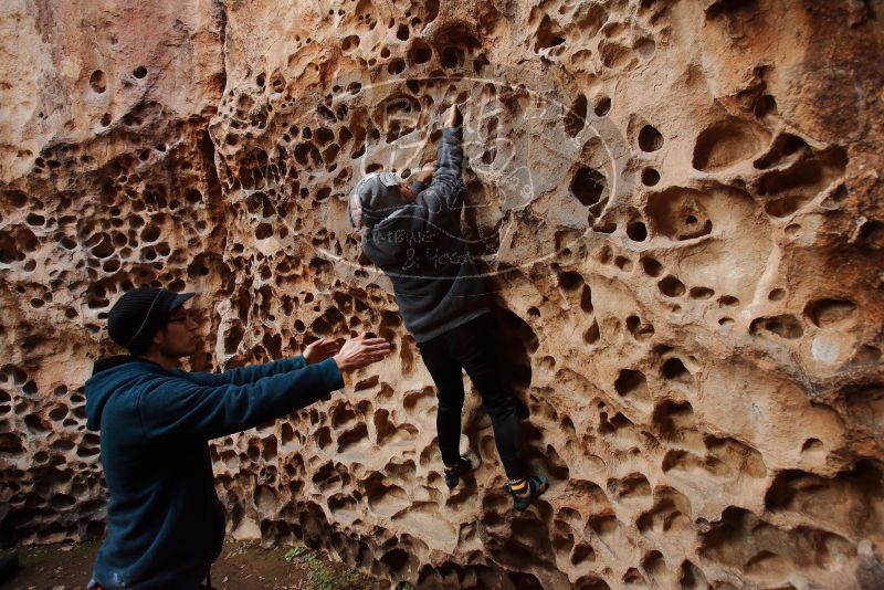 Bouldering in Hueco Tanks on 12/19/2019 with Blue Lizard Climbing and Yoga

Filename: SRM_20191219_1639260.jpg
Aperture: f/4.0
Shutter Speed: 1/100
Body: Canon EOS-1D Mark II
Lens: Canon EF 16-35mm f/2.8 L