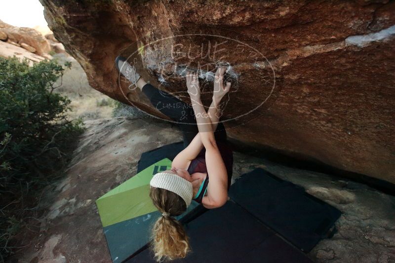 Bouldering in Hueco Tanks on 12/19/2019 with Blue Lizard Climbing and Yoga

Filename: SRM_20191219_1807010.jpg
Aperture: f/4.5
Shutter Speed: 1/250
Body: Canon EOS-1D Mark II
Lens: Canon EF 16-35mm f/2.8 L