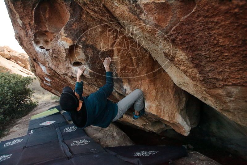 Bouldering in Hueco Tanks on 12/19/2019 with Blue Lizard Climbing and Yoga

Filename: SRM_20191219_1813390.jpg
Aperture: f/2.8
Shutter Speed: 1/250
Body: Canon EOS-1D Mark II
Lens: Canon EF 16-35mm f/2.8 L