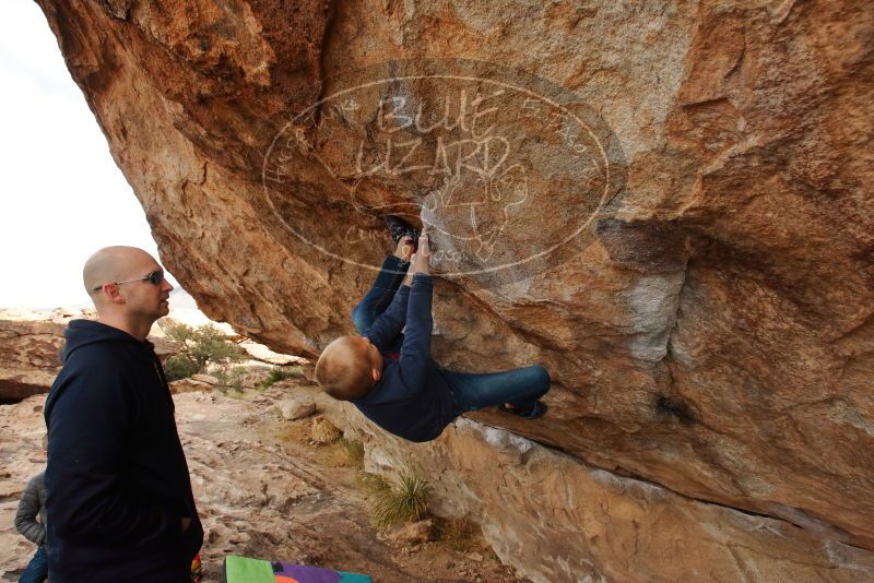 Bouldering in Hueco Tanks on 12/23/2019 with Blue Lizard Climbing and Yoga

Filename: SRM_20191223_1004360.jpg
Aperture: f/7.1
Shutter Speed: 1/250
Body: Canon EOS-1D Mark II
Lens: Canon EF 16-35mm f/2.8 L