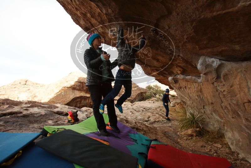 Bouldering in Hueco Tanks on 12/23/2019 with Blue Lizard Climbing and Yoga

Filename: SRM_20191223_1009130.jpg
Aperture: f/4.5
Shutter Speed: 1/800
Body: Canon EOS-1D Mark II
Lens: Canon EF 16-35mm f/2.8 L