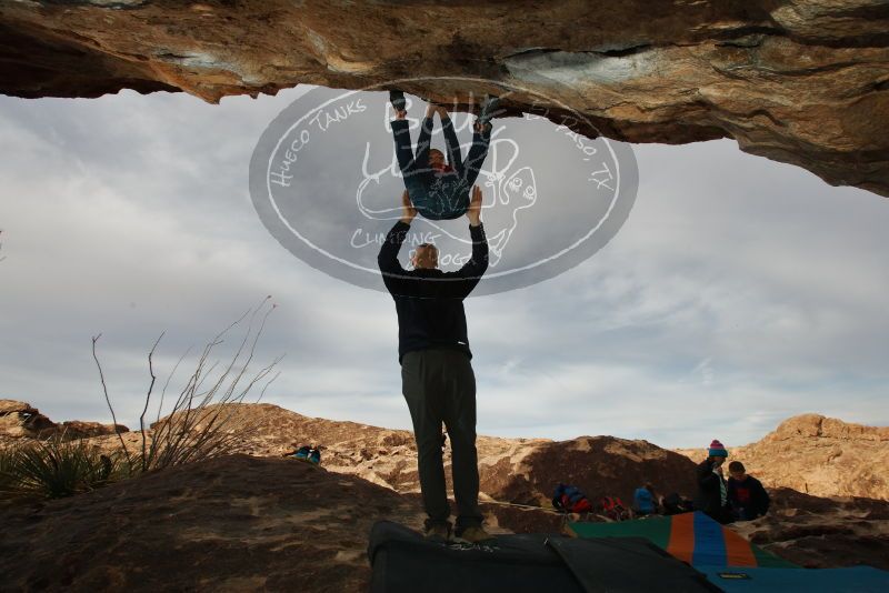 Bouldering in Hueco Tanks on 12/23/2019 with Blue Lizard Climbing and Yoga

Filename: SRM_20191223_1016260.jpg
Aperture: f/8.0
Shutter Speed: 1/250
Body: Canon EOS-1D Mark II
Lens: Canon EF 16-35mm f/2.8 L