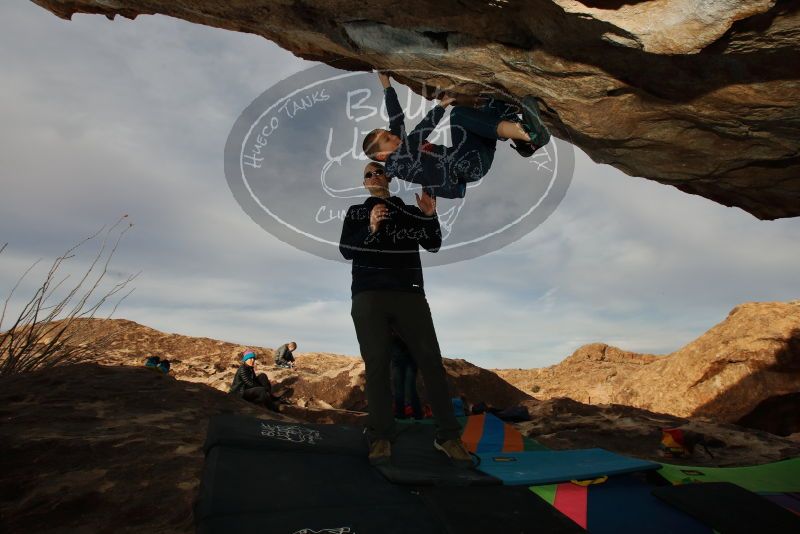 Bouldering in Hueco Tanks on 12/23/2019 with Blue Lizard Climbing and Yoga

Filename: SRM_20191223_1017590.jpg
Aperture: f/9.0
Shutter Speed: 1/250
Body: Canon EOS-1D Mark II
Lens: Canon EF 16-35mm f/2.8 L