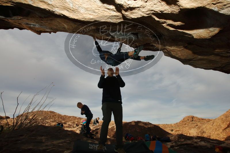 Bouldering in Hueco Tanks on 12/23/2019 with Blue Lizard Climbing and Yoga

Filename: SRM_20191223_1018040.jpg
Aperture: f/9.0
Shutter Speed: 1/250
Body: Canon EOS-1D Mark II
Lens: Canon EF 16-35mm f/2.8 L