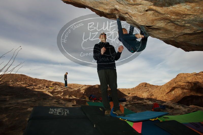 Bouldering in Hueco Tanks on 12/23/2019 with Blue Lizard Climbing and Yoga

Filename: SRM_20191223_1023170.jpg
Aperture: f/8.0
Shutter Speed: 1/250
Body: Canon EOS-1D Mark II
Lens: Canon EF 16-35mm f/2.8 L