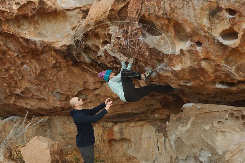 Bouldering in Hueco Tanks on 12/23/2019 with Blue Lizard Climbing and Yoga

Filename: SRM_20191223_1048290.jpg
Aperture: f/4.5
Shutter Speed: 1/500
Body: Canon EOS-1D Mark II
Lens: Canon EF 50mm f/1.8 II