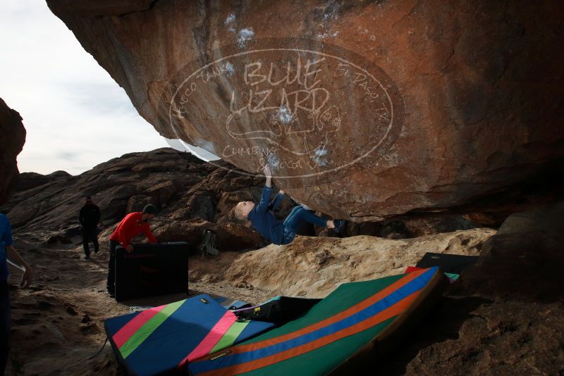 Bouldering in Hueco Tanks on 12/23/2019 with Blue Lizard Climbing and Yoga

Filename: SRM_20191223_1122240.jpg
Aperture: f/8.0
Shutter Speed: 1/320
Body: Canon EOS-1D Mark II
Lens: Canon EF 16-35mm f/2.8 L