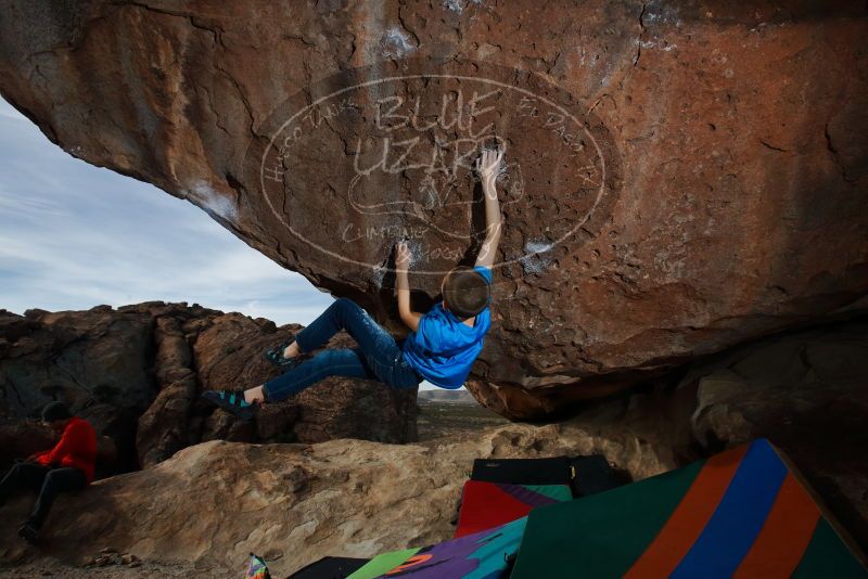 Bouldering in Hueco Tanks on 12/23/2019 with Blue Lizard Climbing and Yoga

Filename: SRM_20191223_1124540.jpg
Aperture: f/8.0
Shutter Speed: 1/320
Body: Canon EOS-1D Mark II
Lens: Canon EF 16-35mm f/2.8 L