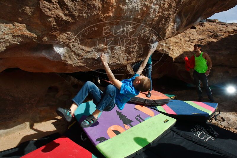 Bouldering in Hueco Tanks on 12/23/2019 with Blue Lizard Climbing and Yoga

Filename: SRM_20191223_1150080.jpg
Aperture: f/8.0
Shutter Speed: 1/250
Body: Canon EOS-1D Mark II
Lens: Canon EF 16-35mm f/2.8 L