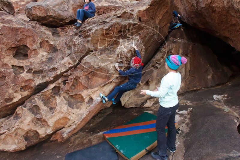 Bouldering in Hueco Tanks on 12/23/2019 with Blue Lizard Climbing and Yoga

Filename: SRM_20191223_1433560.jpg
Aperture: f/5.6
Shutter Speed: 1/250
Body: Canon EOS-1D Mark II
Lens: Canon EF 16-35mm f/2.8 L