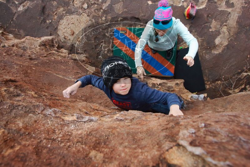 Bouldering in Hueco Tanks on 12/23/2019 with Blue Lizard Climbing and Yoga

Filename: SRM_20191223_1447210.jpg
Aperture: f/6.3
Shutter Speed: 1/250
Body: Canon EOS-1D Mark II
Lens: Canon EF 16-35mm f/2.8 L