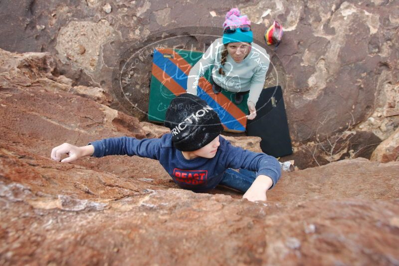 Bouldering in Hueco Tanks on 12/23/2019 with Blue Lizard Climbing and Yoga

Filename: SRM_20191223_1448180.jpg
Aperture: f/5.6
Shutter Speed: 1/250
Body: Canon EOS-1D Mark II
Lens: Canon EF 16-35mm f/2.8 L