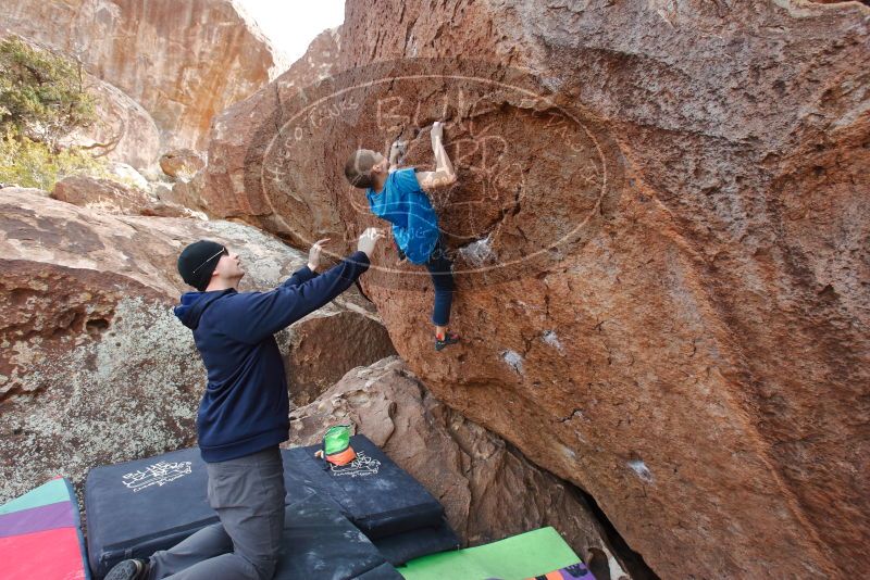 Bouldering in Hueco Tanks on 12/23/2019 with Blue Lizard Climbing and Yoga

Filename: SRM_20191223_1451270.jpg
Aperture: f/5.0
Shutter Speed: 1/250
Body: Canon EOS-1D Mark II
Lens: Canon EF 16-35mm f/2.8 L