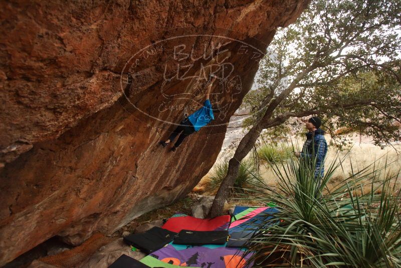 Bouldering in Hueco Tanks on 12/23/2019 with Blue Lizard Climbing and Yoga

Filename: SRM_20191223_1757040.jpg
Aperture: f/3.5
Shutter Speed: 1/200
Body: Canon EOS-1D Mark II
Lens: Canon EF 16-35mm f/2.8 L