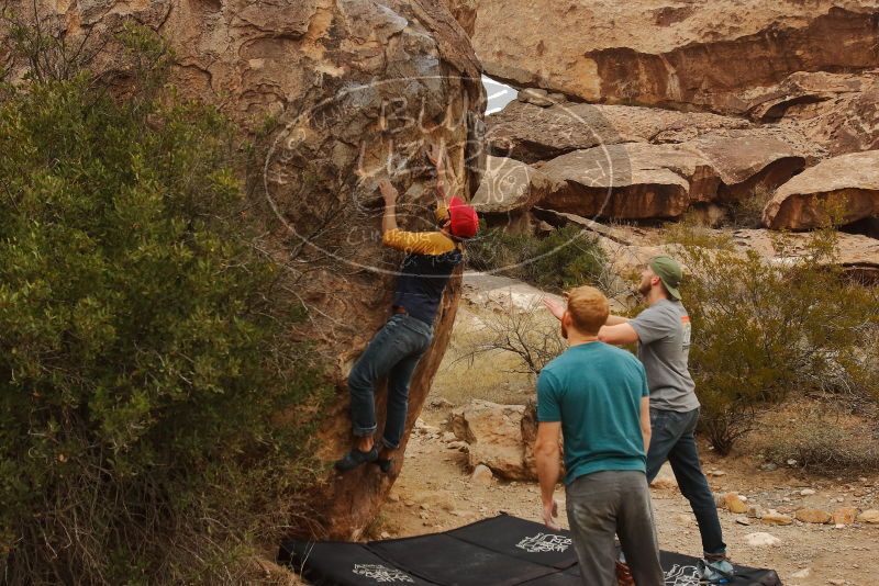 Bouldering in Hueco Tanks on 12/24/2019 with Blue Lizard Climbing and Yoga

Filename: SRM_20191224_1116070.jpg
Aperture: f/5.6
Shutter Speed: 1/320
Body: Canon EOS-1D Mark II
Lens: Canon EF 16-35mm f/2.8 L