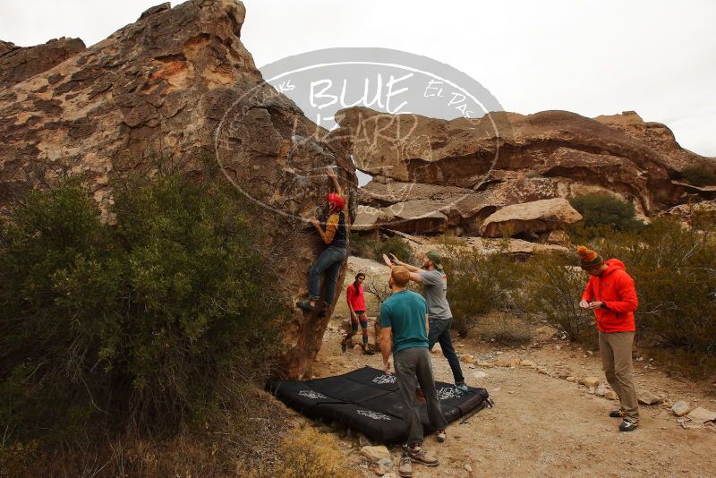 Bouldering in Hueco Tanks on 12/24/2019 with Blue Lizard Climbing and Yoga

Filename: SRM_20191224_1116190.jpg
Aperture: f/7.1
Shutter Speed: 1/320
Body: Canon EOS-1D Mark II
Lens: Canon EF 16-35mm f/2.8 L