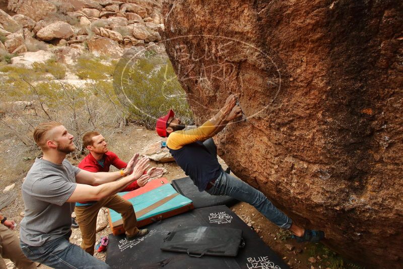 Bouldering in Hueco Tanks on 12/24/2019 with Blue Lizard Climbing and Yoga

Filename: SRM_20191224_1207580.jpg
Aperture: f/6.3
Shutter Speed: 1/320
Body: Canon EOS-1D Mark II
Lens: Canon EF 16-35mm f/2.8 L