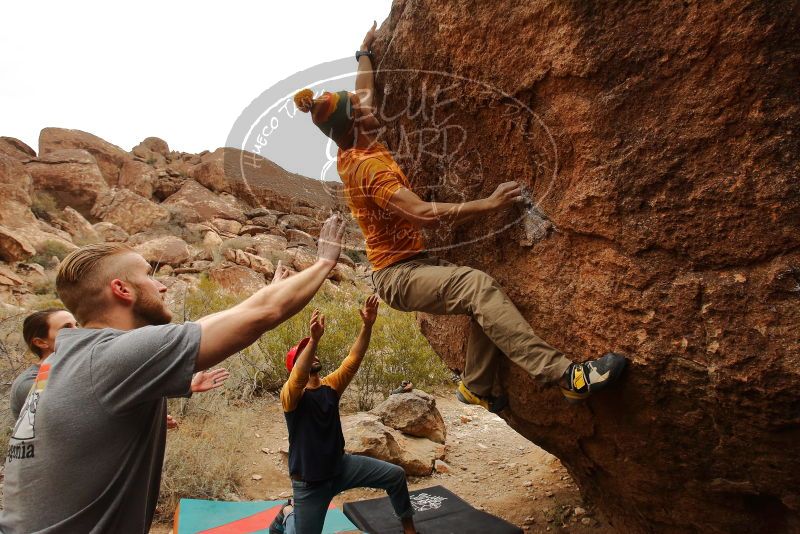 Bouldering in Hueco Tanks on 12/24/2019 with Blue Lizard Climbing and Yoga

Filename: SRM_20191224_1212050.jpg
Aperture: f/7.1
Shutter Speed: 1/320
Body: Canon EOS-1D Mark II
Lens: Canon EF 16-35mm f/2.8 L