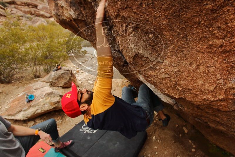 Bouldering in Hueco Tanks on 12/24/2019 with Blue Lizard Climbing and Yoga

Filename: SRM_20191224_1213130.jpg
Aperture: f/6.3
Shutter Speed: 1/320
Body: Canon EOS-1D Mark II
Lens: Canon EF 16-35mm f/2.8 L