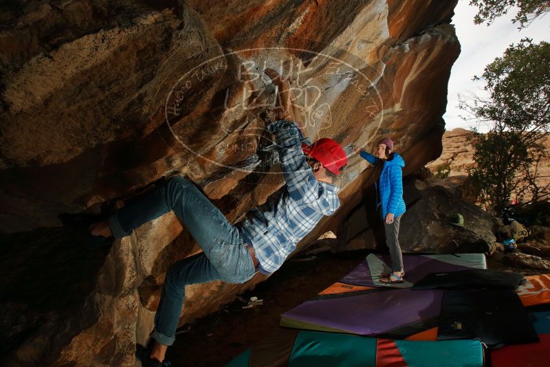 Bouldering in Hueco Tanks on 12/24/2019 with Blue Lizard Climbing and Yoga

Filename: SRM_20191224_1421270.jpg
Aperture: f/8.0
Shutter Speed: 1/250
Body: Canon EOS-1D Mark II
Lens: Canon EF 16-35mm f/2.8 L