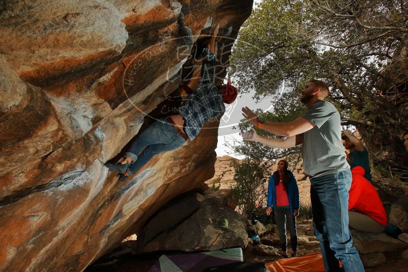 Bouldering in Hueco Tanks on 12/24/2019 with Blue Lizard Climbing and Yoga

Filename: SRM_20191224_1421480.jpg
Aperture: f/8.0
Shutter Speed: 1/250
Body: Canon EOS-1D Mark II
Lens: Canon EF 16-35mm f/2.8 L