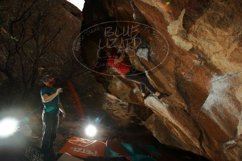 Bouldering in Hueco Tanks on 12/24/2019 with Blue Lizard Climbing and Yoga

Filename: SRM_20191224_1449530.jpg
Aperture: f/8.0
Shutter Speed: 1/250
Body: Canon EOS-1D Mark II
Lens: Canon EF 16-35mm f/2.8 L