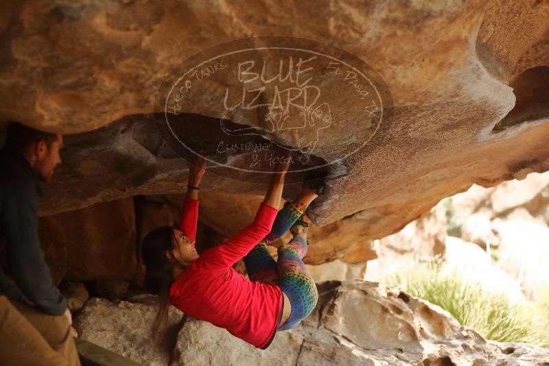 Bouldering in Hueco Tanks on 12/24/2019 with Blue Lizard Climbing and Yoga

Filename: SRM_20191224_1607330.jpg
Aperture: f/2.2
Shutter Speed: 1/250
Body: Canon EOS-1D Mark II
Lens: Canon EF 50mm f/1.8 II