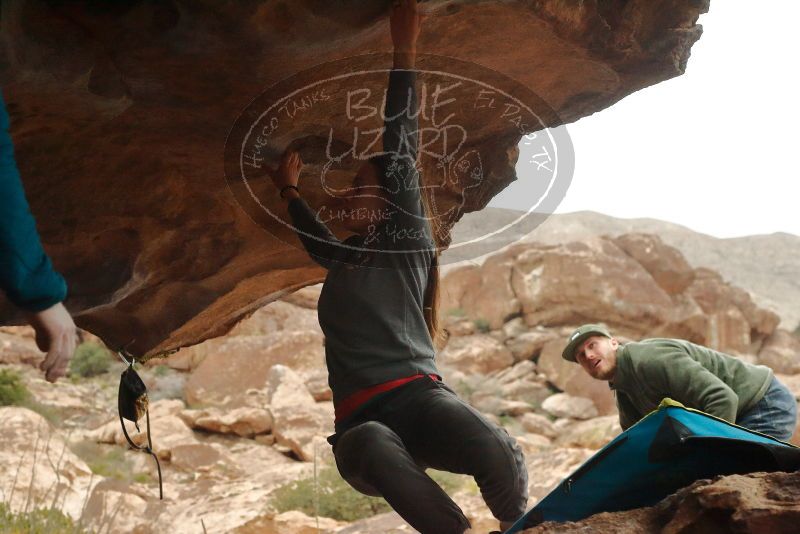 Bouldering in Hueco Tanks on 12/24/2019 with Blue Lizard Climbing and Yoga

Filename: SRM_20191224_1632171.jpg
Aperture: f/4.5
Shutter Speed: 1/250
Body: Canon EOS-1D Mark II
Lens: Canon EF 50mm f/1.8 II