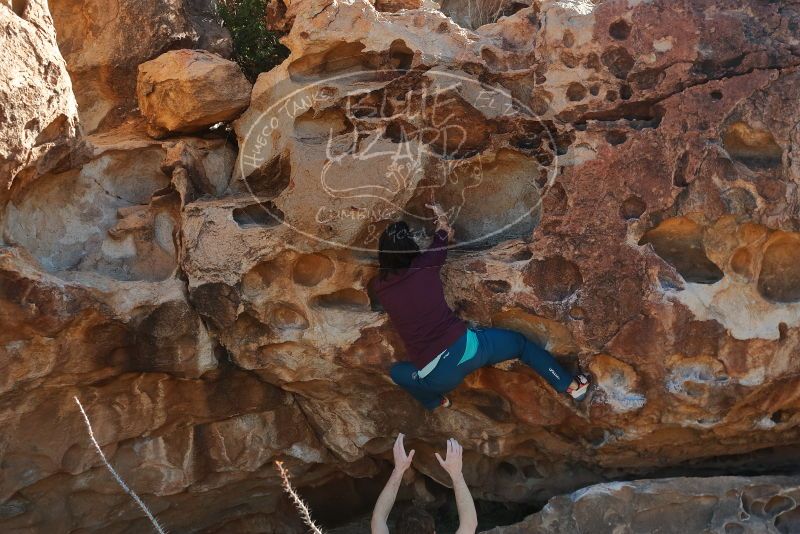 Bouldering in Hueco Tanks on 12/26/2019 with Blue Lizard Climbing and Yoga

Filename: SRM_20191226_1108190.jpg
Aperture: f/5.6
Shutter Speed: 1/250
Body: Canon EOS-1D Mark II
Lens: Canon EF 50mm f/1.8 II