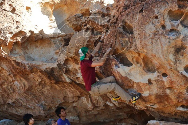 Bouldering in Hueco Tanks on 12/26/2019 with Blue Lizard Climbing and Yoga

Filename: SRM_20191226_1119430.jpg
Aperture: f/5.0
Shutter Speed: 1/250
Body: Canon EOS-1D Mark II
Lens: Canon EF 50mm f/1.8 II