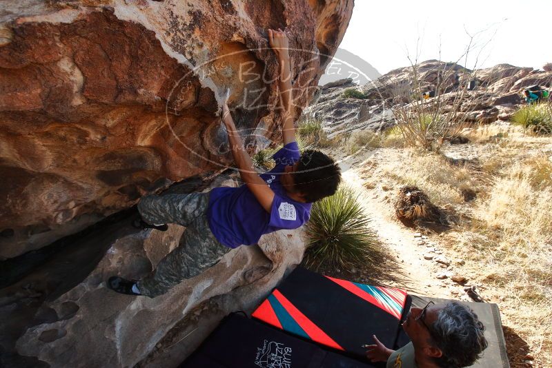 Bouldering in Hueco Tanks on 12/26/2019 with Blue Lizard Climbing and Yoga

Filename: SRM_20191226_1128050.jpg
Aperture: f/6.3
Shutter Speed: 1/500
Body: Canon EOS-1D Mark II
Lens: Canon EF 16-35mm f/2.8 L