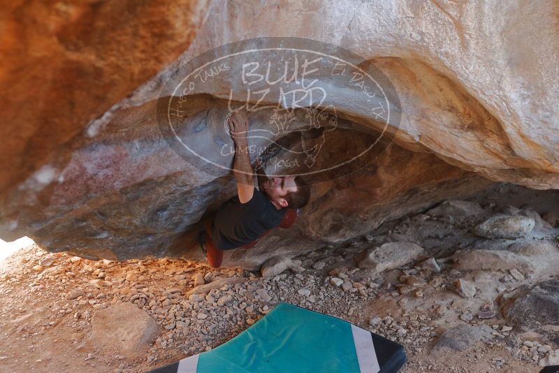 Bouldering in Hueco Tanks on 12/26/2019 with Blue Lizard Climbing and Yoga

Filename: SRM_20191226_1421140.jpg
Aperture: f/2.8
Shutter Speed: 1/250
Body: Canon EOS-1D Mark II
Lens: Canon EF 50mm f/1.8 II