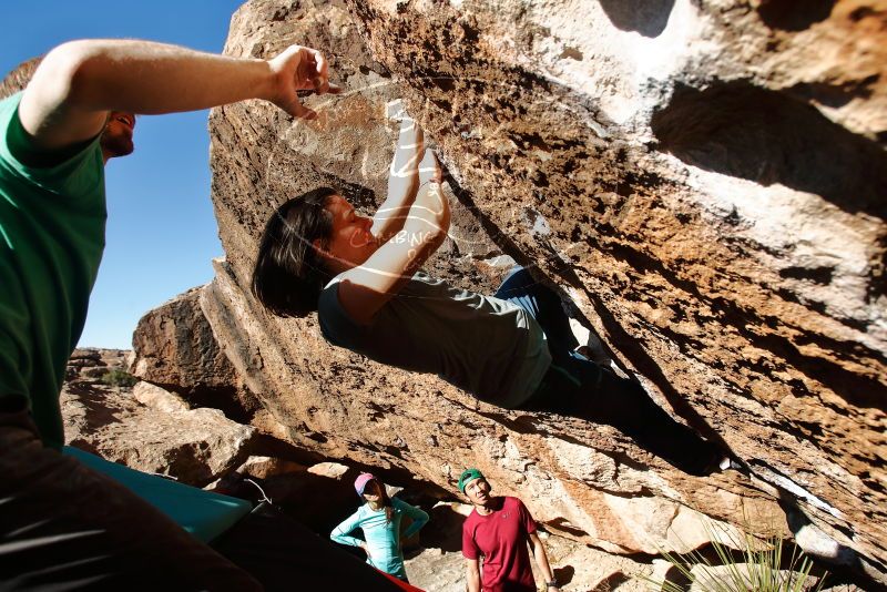 Bouldering in Hueco Tanks on 12/26/2019 with Blue Lizard Climbing and Yoga

Filename: SRM_20191226_1508231.jpg
Aperture: f/4.5
Shutter Speed: 1/400
Body: Canon EOS-1D Mark II
Lens: Canon EF 16-35mm f/2.8 L