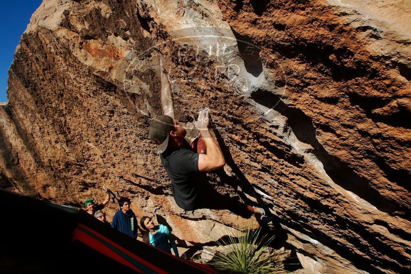 Bouldering in Hueco Tanks on 12/26/2019 with Blue Lizard Climbing and Yoga

Filename: SRM_20191226_1513250.jpg
Aperture: f/6.3
Shutter Speed: 1/500
Body: Canon EOS-1D Mark II
Lens: Canon EF 16-35mm f/2.8 L