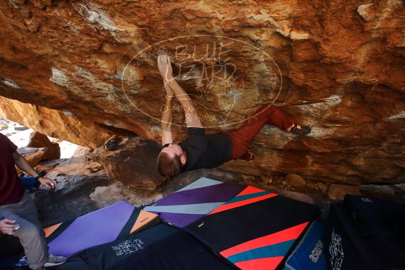 Bouldering in Hueco Tanks on 12/26/2019 with Blue Lizard Climbing and Yoga

Filename: SRM_20191226_1600200.jpg
Aperture: f/5.0
Shutter Speed: 1/250
Body: Canon EOS-1D Mark II
Lens: Canon EF 16-35mm f/2.8 L