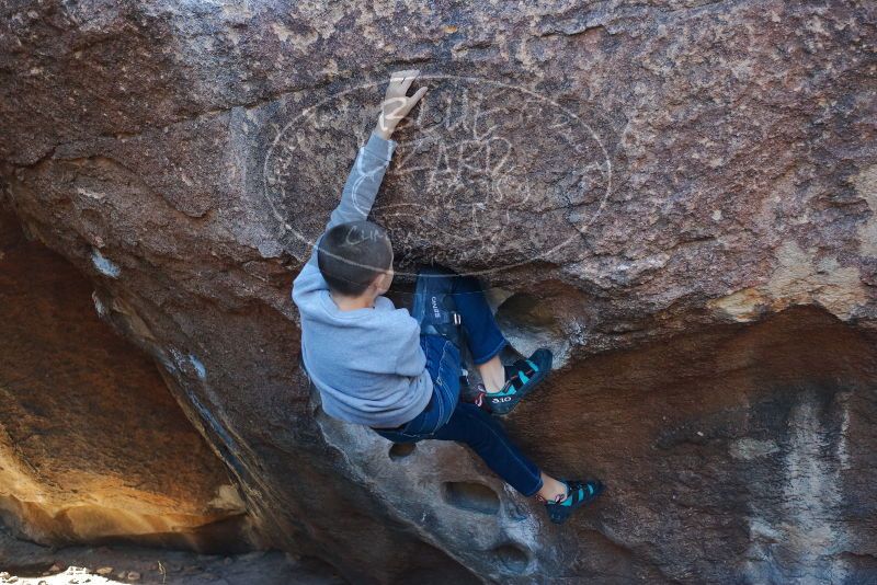 Bouldering in Hueco Tanks on 12/27/2019 with Blue Lizard Climbing and Yoga

Filename: SRM_20191227_1024210.jpg
Aperture: f/2.8
Shutter Speed: 1/320
Body: Canon EOS-1D Mark II
Lens: Canon EF 50mm f/1.8 II