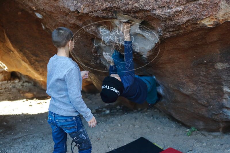 Bouldering in Hueco Tanks on 12/27/2019 with Blue Lizard Climbing and Yoga

Filename: SRM_20191227_1027300.jpg
Aperture: f/2.8
Shutter Speed: 1/320
Body: Canon EOS-1D Mark II
Lens: Canon EF 50mm f/1.8 II