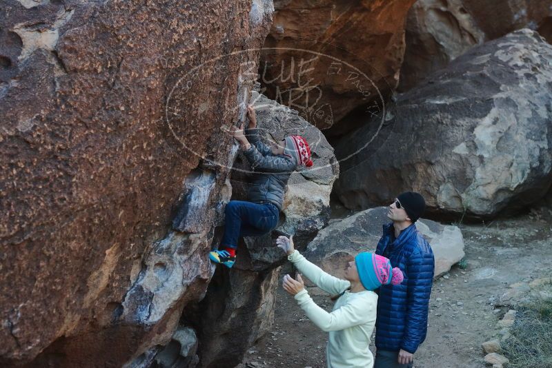 Bouldering in Hueco Tanks on 12/27/2019 with Blue Lizard Climbing and Yoga

Filename: SRM_20191227_1030320.jpg
Aperture: f/4.0
Shutter Speed: 1/320
Body: Canon EOS-1D Mark II
Lens: Canon EF 50mm f/1.8 II