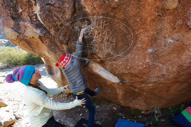 Bouldering in Hueco Tanks on 12/27/2019 with Blue Lizard Climbing and Yoga

Filename: SRM_20191227_1104091.jpg
Aperture: f/5.6
Shutter Speed: 1/250
Body: Canon EOS-1D Mark II
Lens: Canon EF 16-35mm f/2.8 L