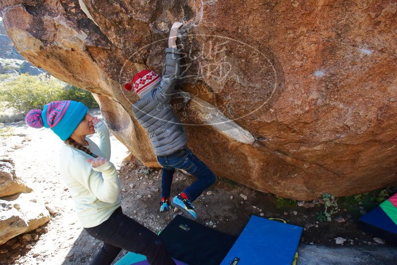 Bouldering in Hueco Tanks on 12/27/2019 with Blue Lizard Climbing and Yoga

Filename: SRM_20191227_1104092.jpg
Aperture: f/5.6
Shutter Speed: 1/250
Body: Canon EOS-1D Mark II
Lens: Canon EF 16-35mm f/2.8 L