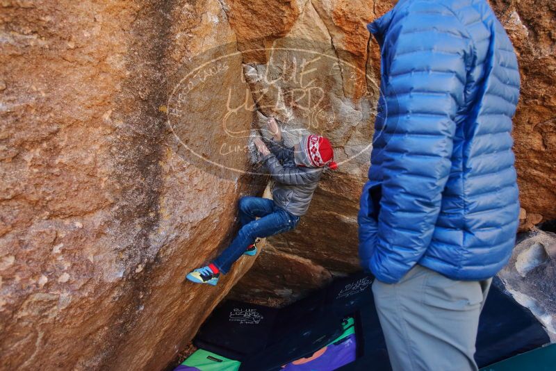 Bouldering in Hueco Tanks on 12/27/2019 with Blue Lizard Climbing and Yoga

Filename: SRM_20191227_1110060.jpg
Aperture: f/3.5
Shutter Speed: 1/250
Body: Canon EOS-1D Mark II
Lens: Canon EF 16-35mm f/2.8 L