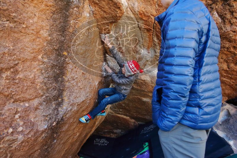 Bouldering in Hueco Tanks on 12/27/2019 with Blue Lizard Climbing and Yoga

Filename: SRM_20191227_1110061.jpg
Aperture: f/3.5
Shutter Speed: 1/250
Body: Canon EOS-1D Mark II
Lens: Canon EF 16-35mm f/2.8 L