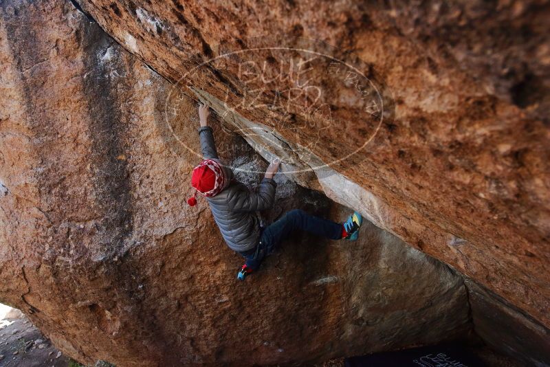 Bouldering in Hueco Tanks on 12/27/2019 with Blue Lizard Climbing and Yoga

Filename: SRM_20191227_1120110.jpg
Aperture: f/6.3
Shutter Speed: 1/250
Body: Canon EOS-1D Mark II
Lens: Canon EF 16-35mm f/2.8 L