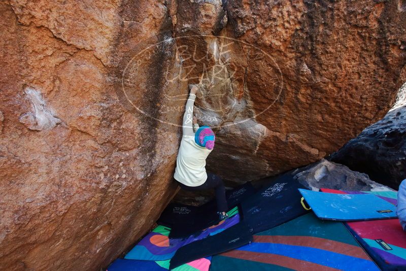 Bouldering in Hueco Tanks on 12/27/2019 with Blue Lizard Climbing and Yoga

Filename: SRM_20191227_1129330.jpg
Aperture: f/5.0
Shutter Speed: 1/250
Body: Canon EOS-1D Mark II
Lens: Canon EF 16-35mm f/2.8 L